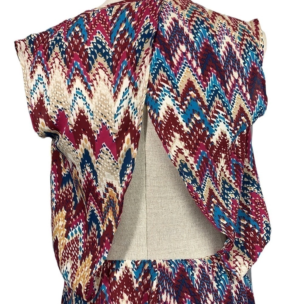 Olivaceous Open Back Romper - Multicolor, Size Sm… - image 5